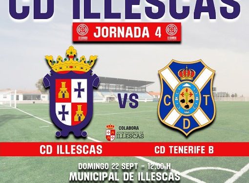 El Domingo 22 el CD Illescas se enfrenta al Tenerife B