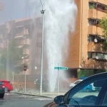 Un trabajador herido al reventar una tubería de agua en Toledo