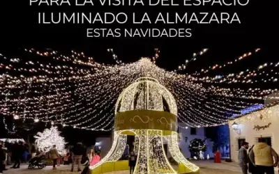 El Centro La Almazara iluminado. Horario de visitas