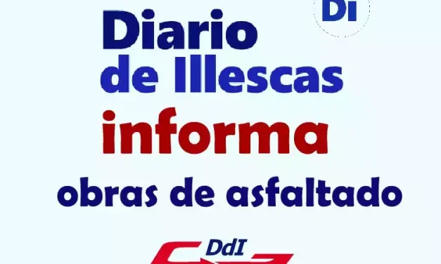 A partir del lunes día 3 obras de bacheo y asfaltado en algunas zonas Illescas